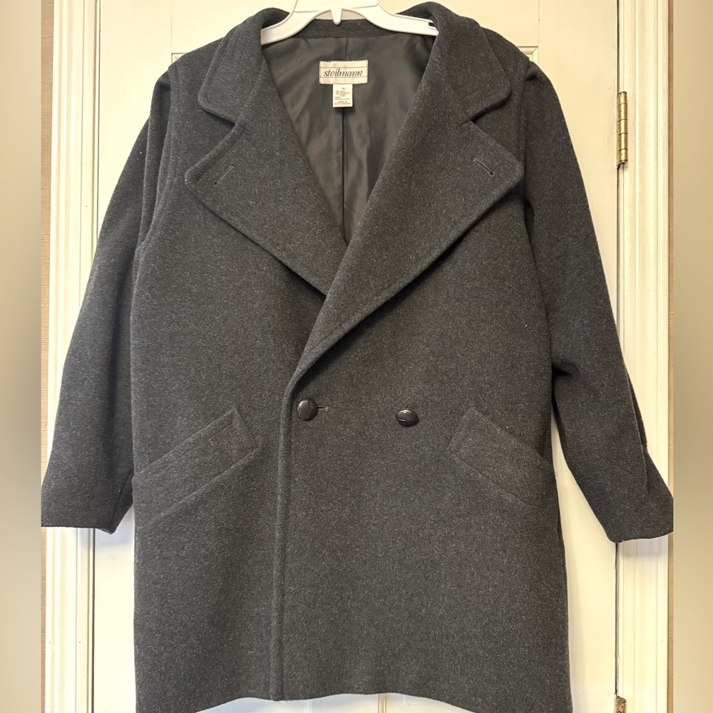 Steilmann‎ Gray Wool Pea Coat